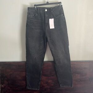 ZARA black high waisted jeans size 10